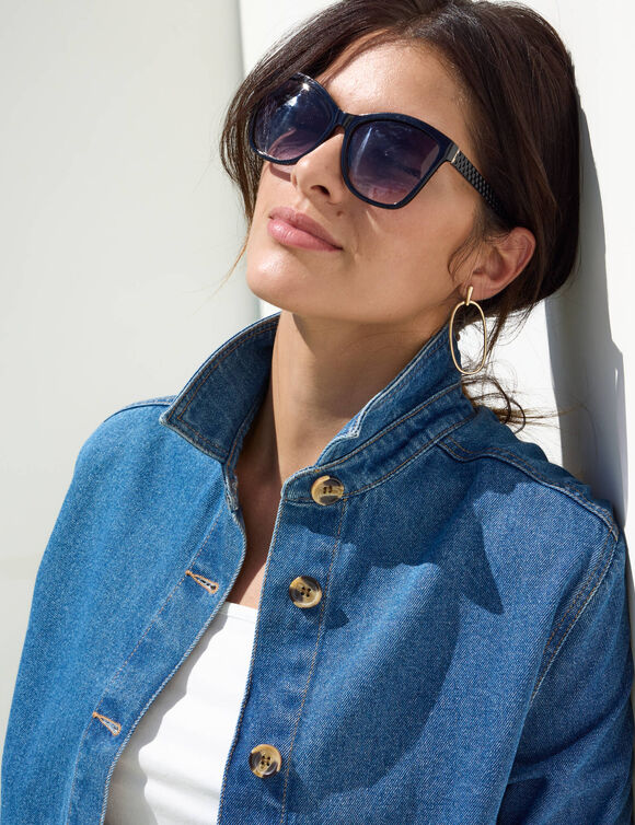 Veste boutonnée, jean (stone) Veste boutonnée, jean (stone)